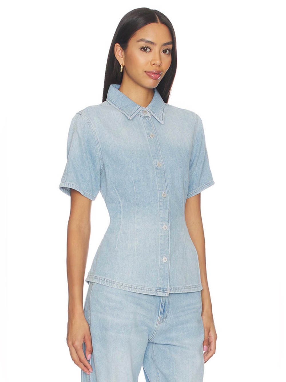 DL 1961 Joice shirt Xs pool side